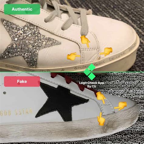 fake golden goose shoes|authentic golden goose stitching.